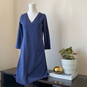 LAST CHANCE ✨ Sandwich ⎮ Blue dress with 3/4 sleeves
